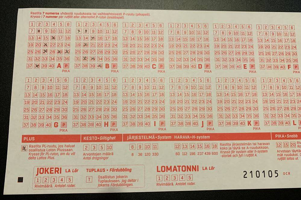 finnish lottery ticket